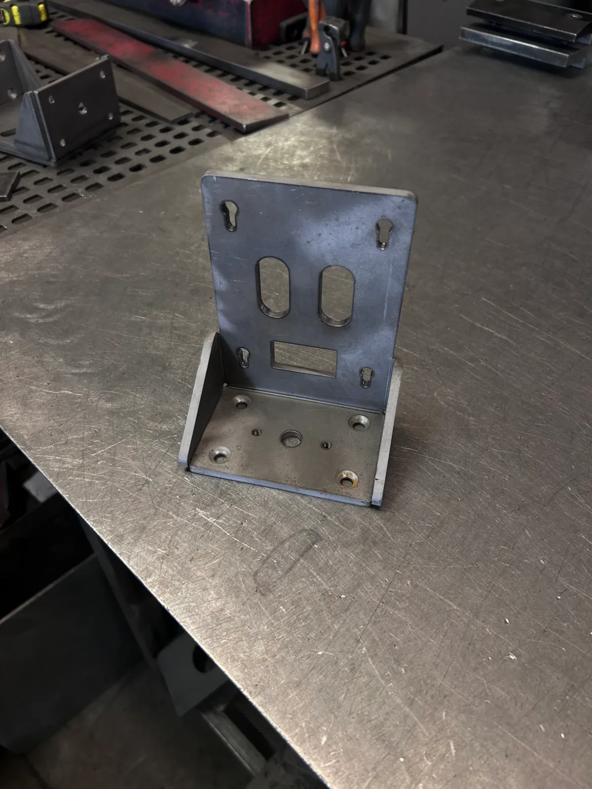 Piega — il pezzo in officina