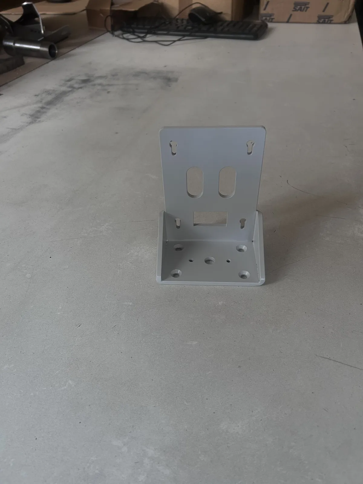 Verniciatura — il pezzo in officina